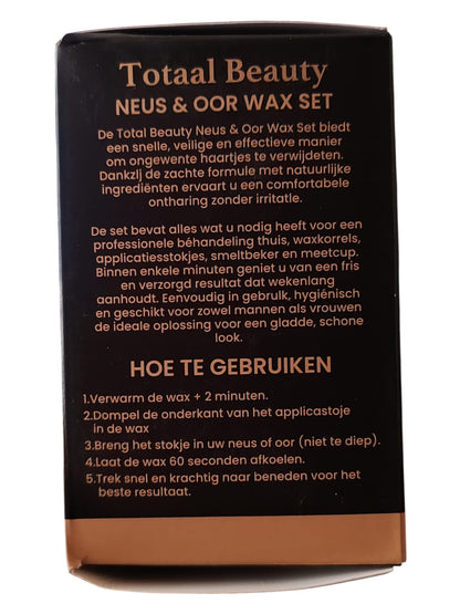 TotaalBeauty Neus &amp; Oor wax set
