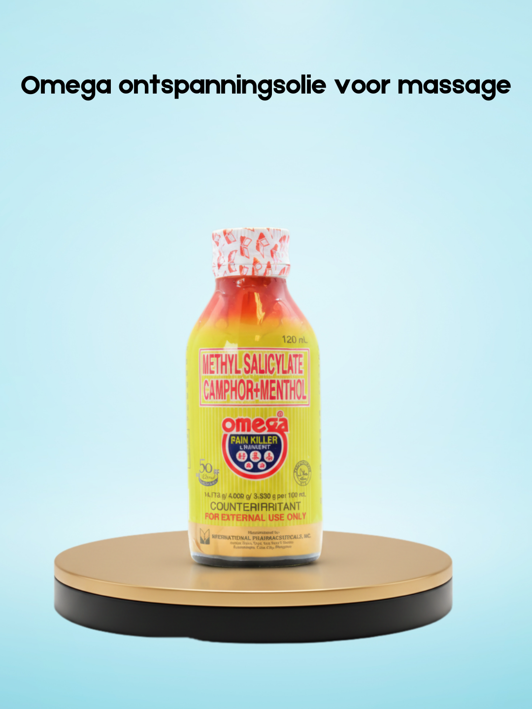 Omega Relaxation Oil for Massage – Verzorgende &amp; Ontspannende Massageolie – Helpt Spanning en Vermoeidheid te Verminderen, Hydrateert de Huid &amp; Bevordert Ontspanning voor een Rustgevende Massage-Ervaring