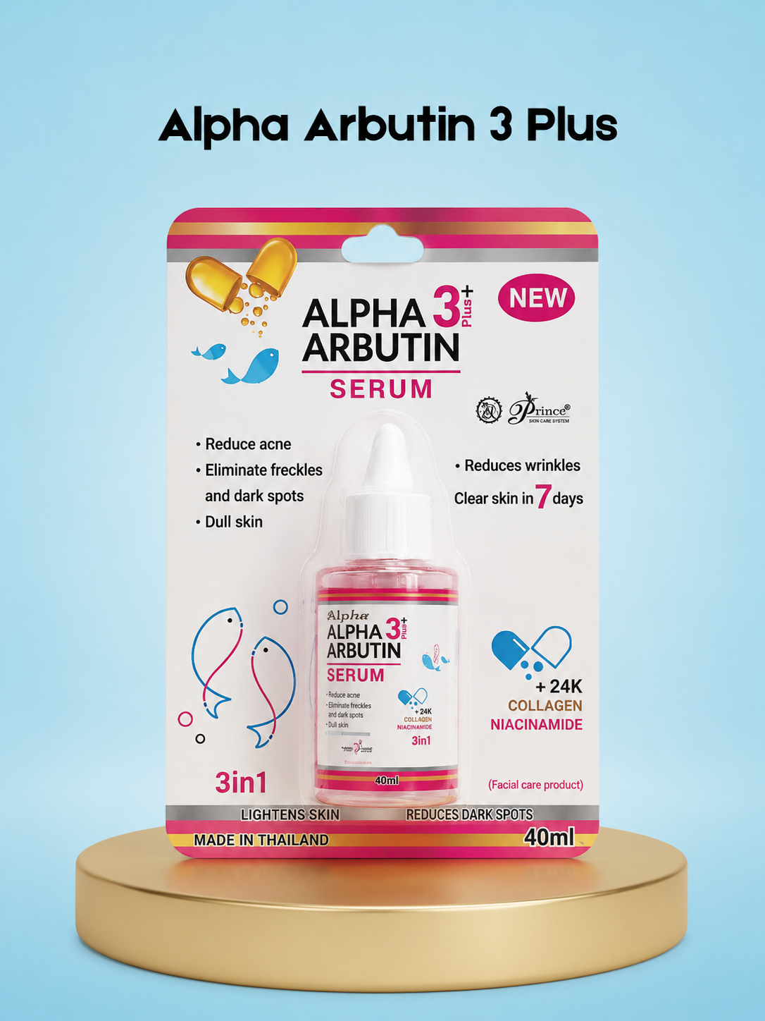 Precious Skin Alpha Arbutin 3 Plus – Verhelderend &amp; Egaliserend Serum – Helpt Donkere Vlekken te Verminderen, Verbetert de Huidtint &amp; Ondersteunt een Stralende, Gladde &amp; Gezonde Huid