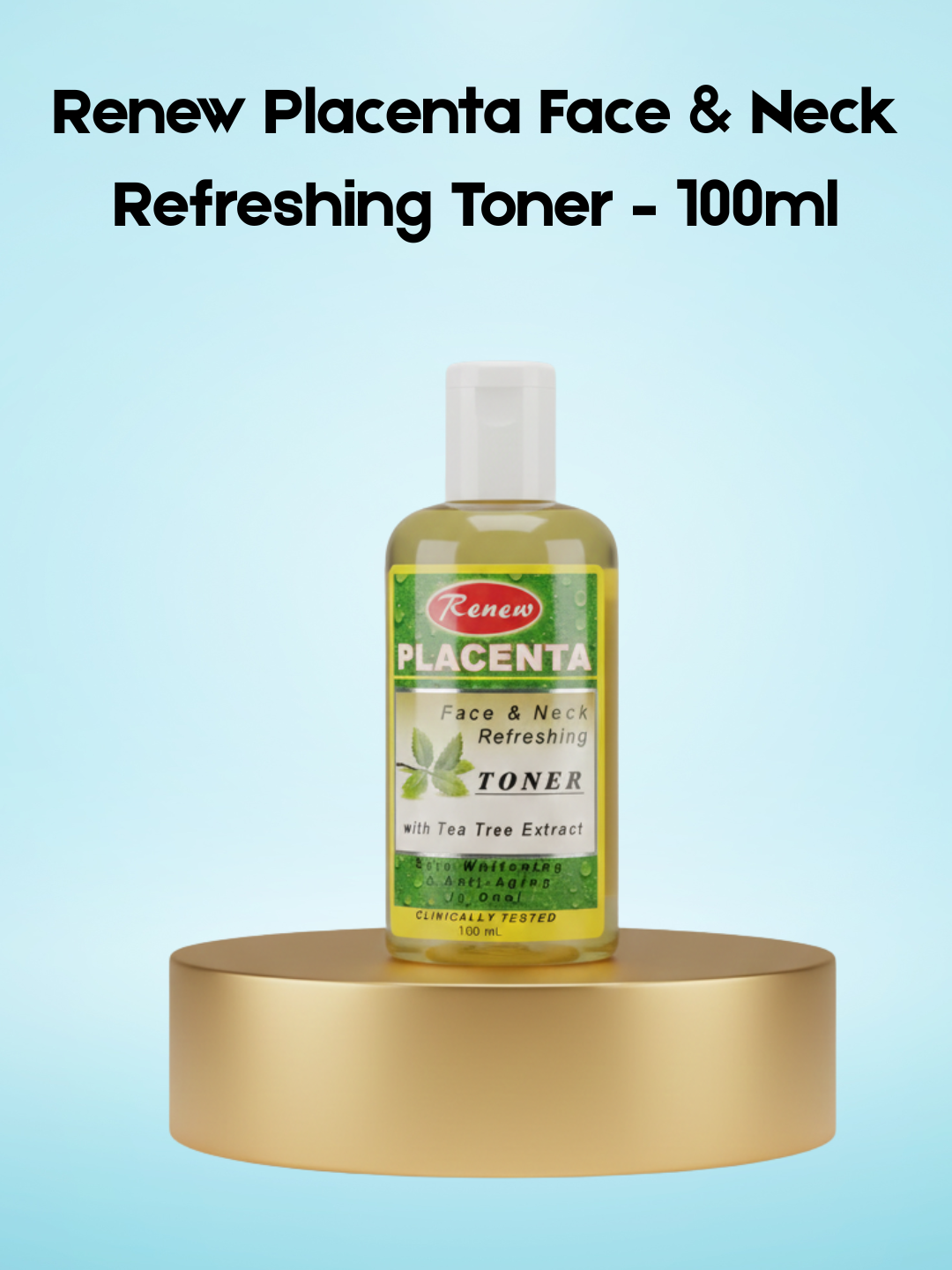 Lotion tonique rafraîchissante pour le visage et le cou Renew Placenta – 100 ml