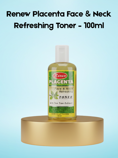 Lotion tonique rafraîchissante pour le visage et le cou Renew Placenta – 100 ml