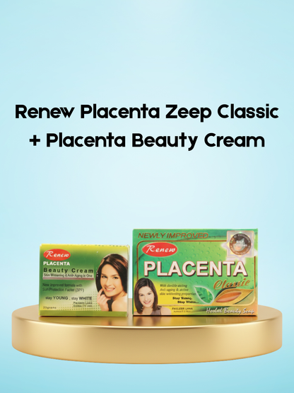 Savon Placenta Renew Classic + Crème de beauté Placenta