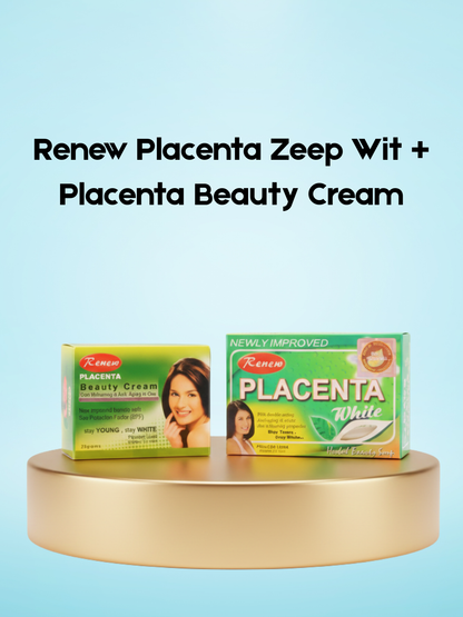 Renew Placenta Soap White + Placenta Beauty Cream