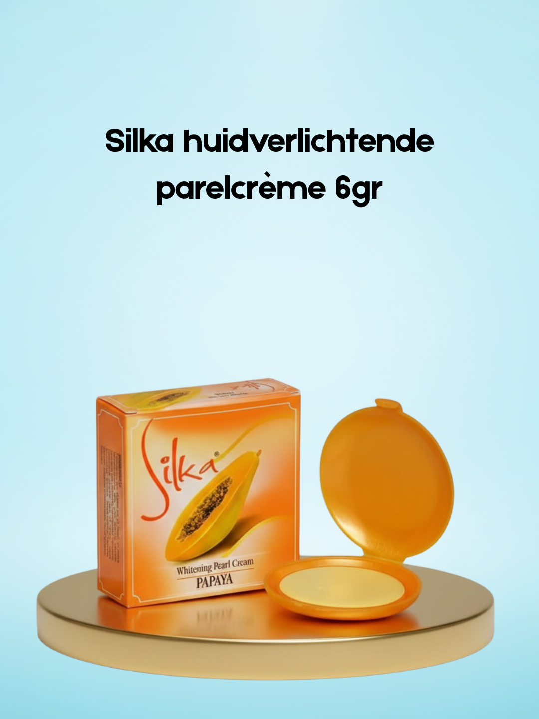 Silka huidverlichtende parelcrème 6gr