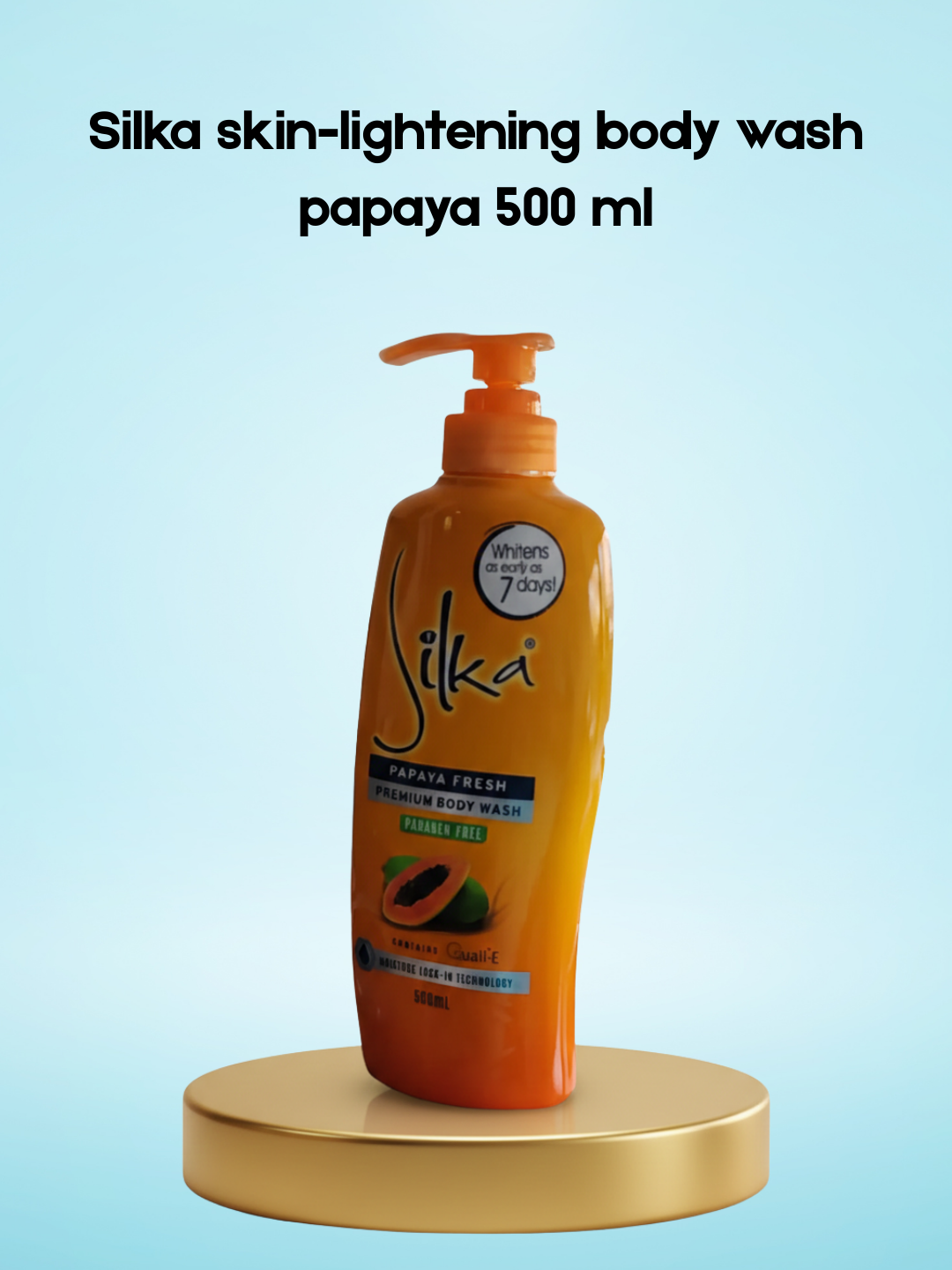 Silka huidverlichtende body wash papaja 500 ml