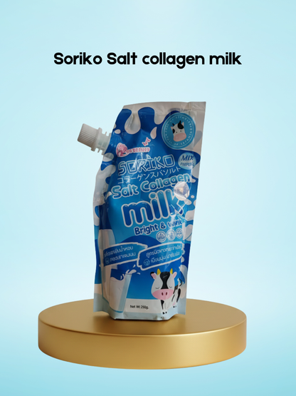 Lait au collagène au sel Soriko – Lait corporel nourri et dilué – Utiliser le collagène pour hydrater et hydrater l&