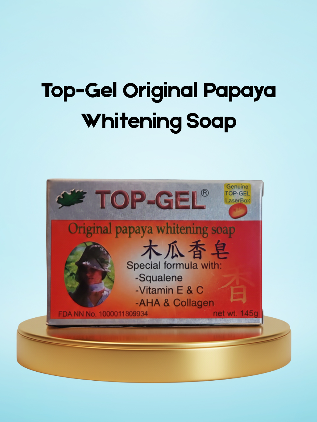 Top-Gel Original Papaya Whitening Soap