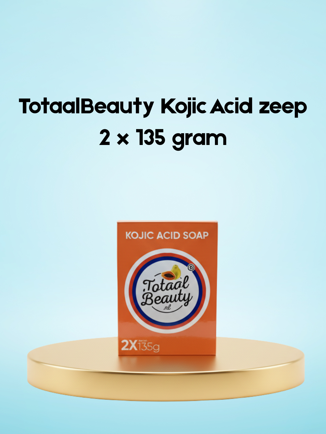 TotaalBeauty Kojic Acid zeep 2 x 135 gram