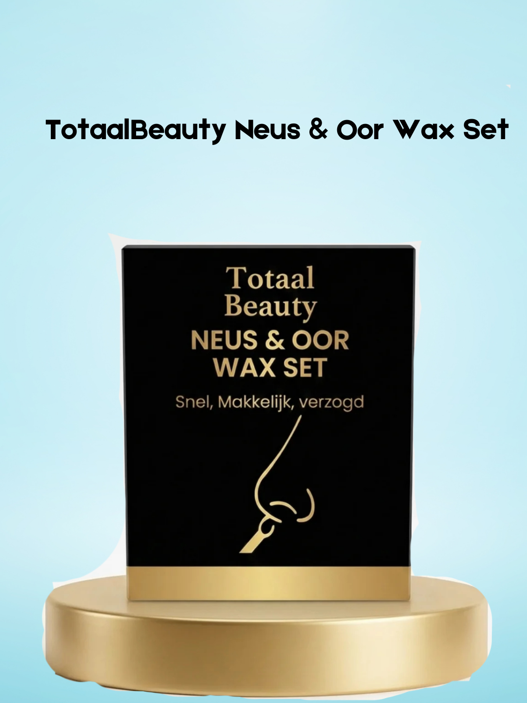 TotaalBeauty Neus &amp; Oor Wax Set – Professionele Ontharingsset voor Neus- &amp; Oorhaar – Snelle, Veilige &amp; Effectieve Haarverwijdering – Langdurig Glad Resultaat – Voor een Verzorgde &amp; Frisse Uitstraling