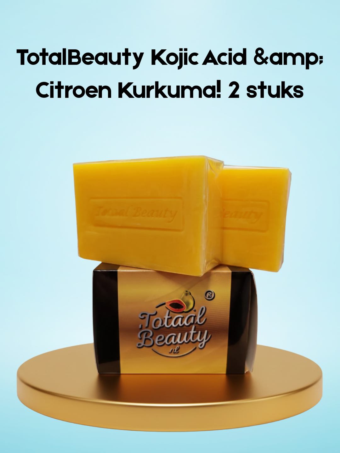TotalBeauty Kojic Acid &amp;amp; Citroen Kurkuma! 2 stuks