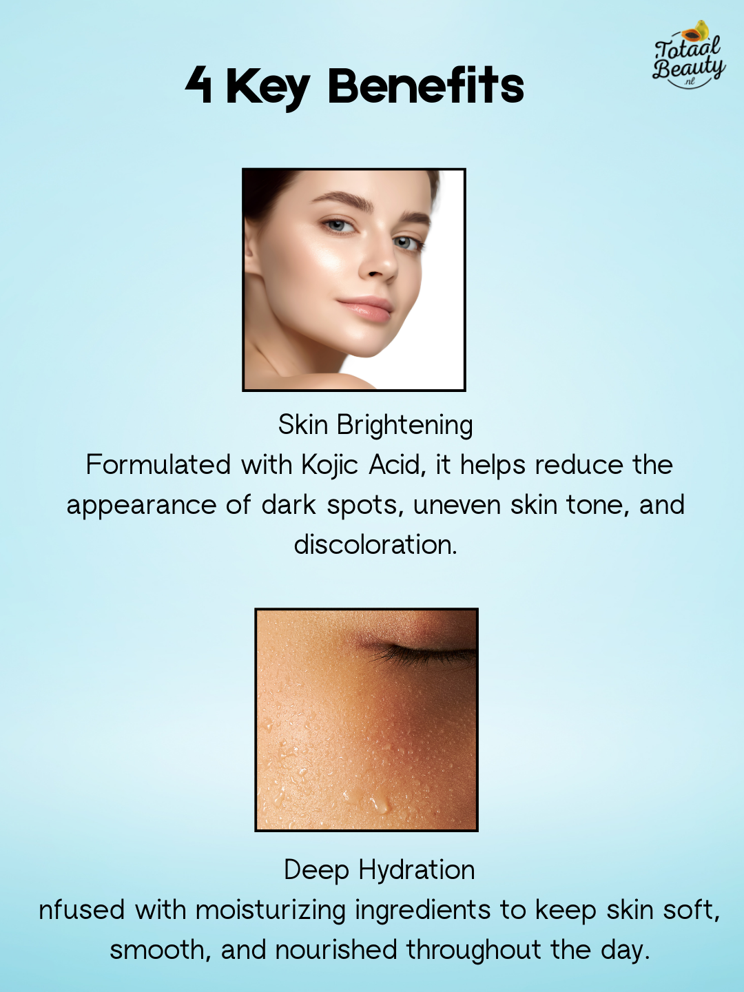 Acide kojique et curcuma citronné TotalBeauty ! 2 pièces