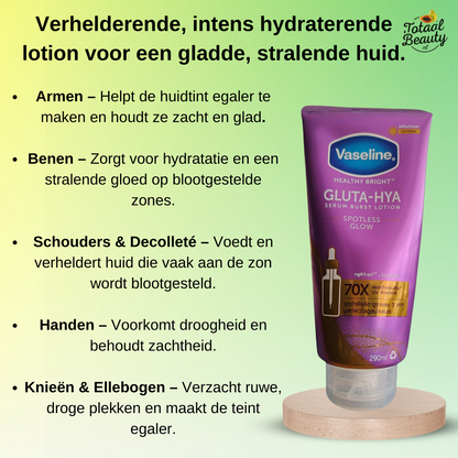 Vaseline Gluta-HYA Serum Burst Body Lotion Spotless Glow