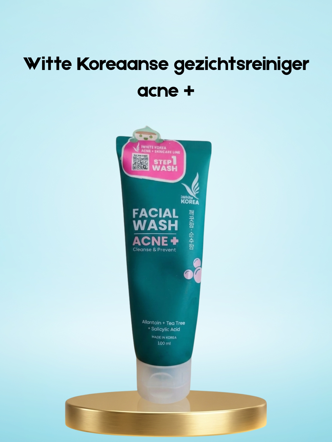 Nettoyant visage White Korea Acné + 