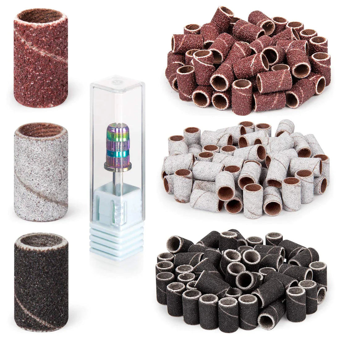 Rouleaux de ponçage pour pédicure 75 pièces