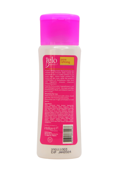 Tonique hydratant et éclaircissant pour la peau Belo Essentials 100 ml