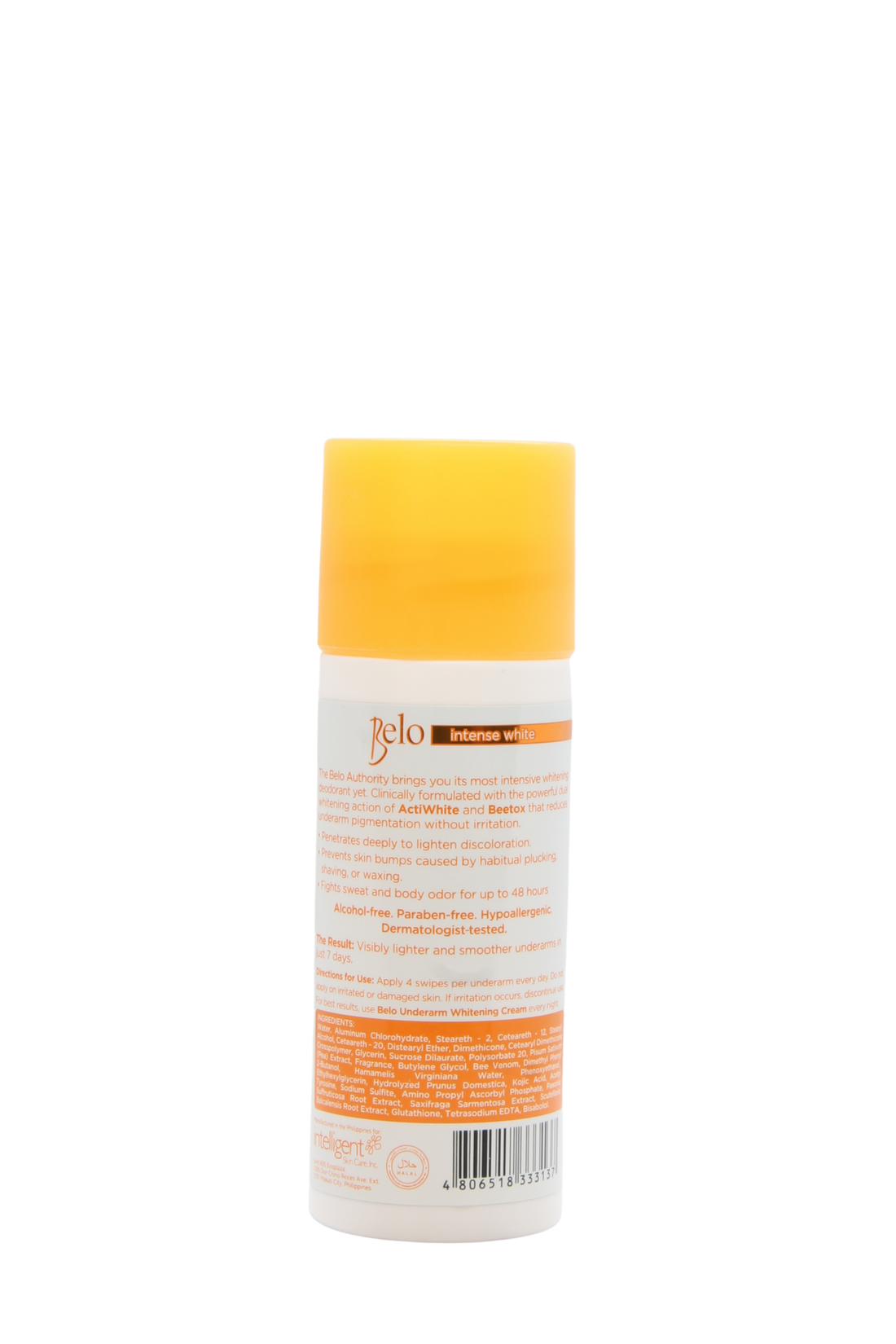 Déodorant éclaircissant Belo Intense White 40 ml