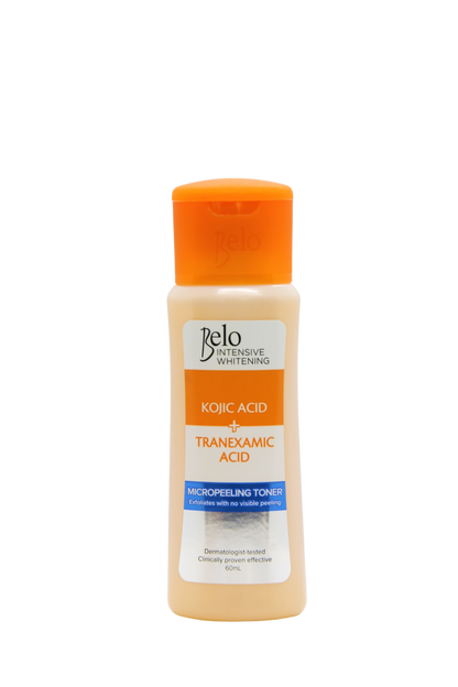 Tonique blanchissant intensif micropeeling Belo + savon extra hydratant