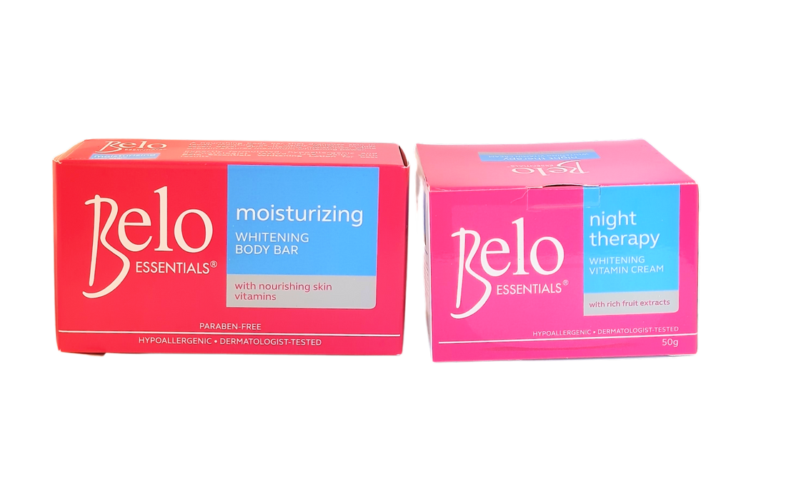 Crème éclaircissante Belo Night Therapy 50 g + Savon éclaircissant hydratant Belo 135 g
