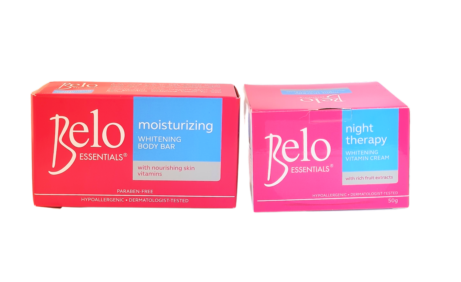 Crème éclaircissante Belo Night Therapy 50 g + Savon éclaircissant hydratant Belo 135 g