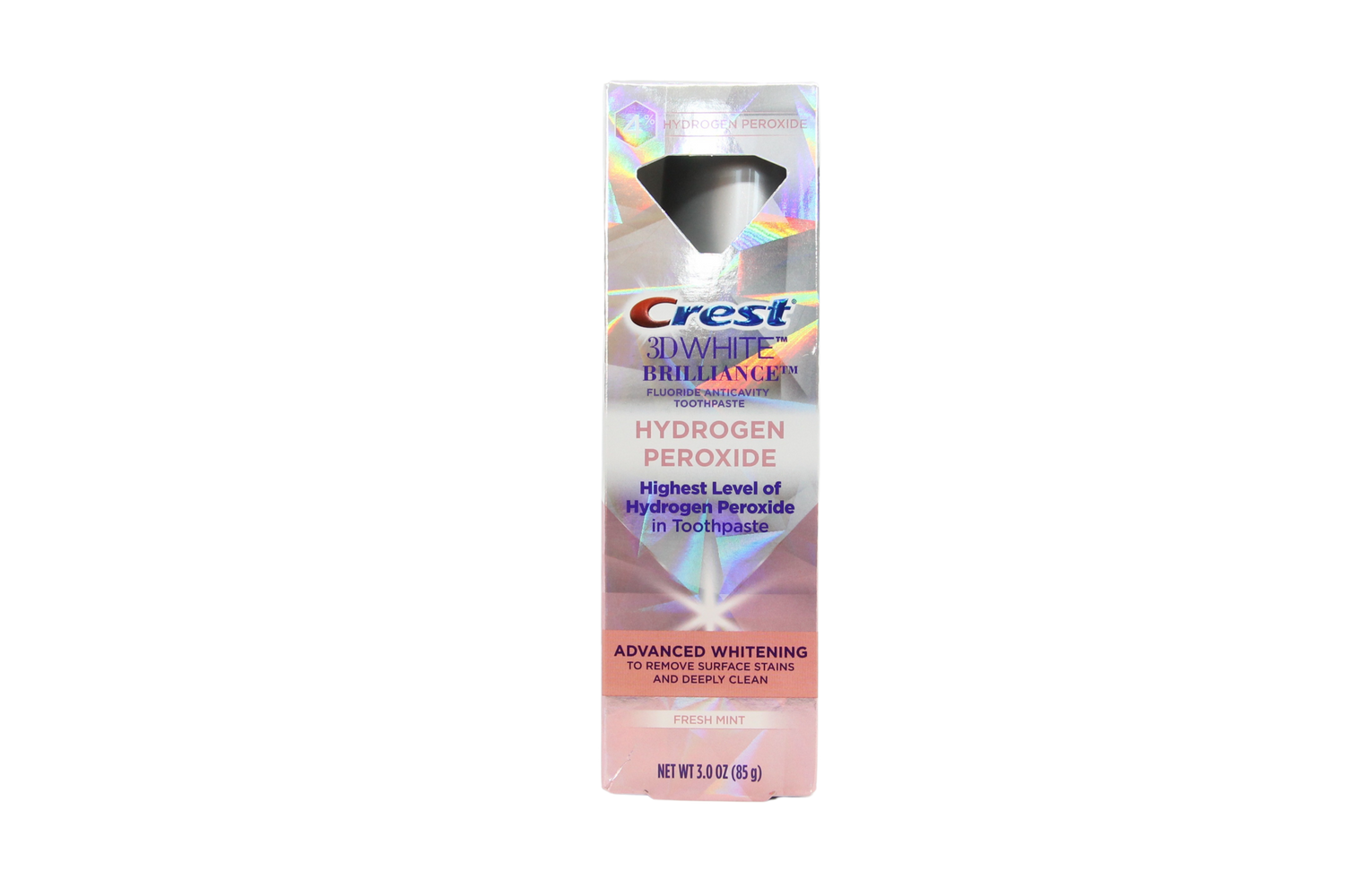 Crest 3DWhite Waterstofperoxide tandpasta 85 gram 2 stuks