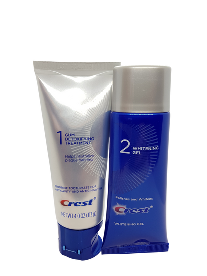 Crest Gum Detoxify et Blanchiment en 2 étapes