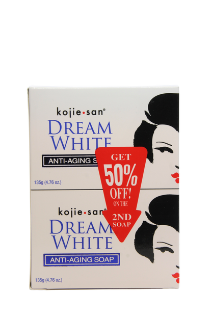 Savon blanc Kojie San Dream, 4 x 135 grammes