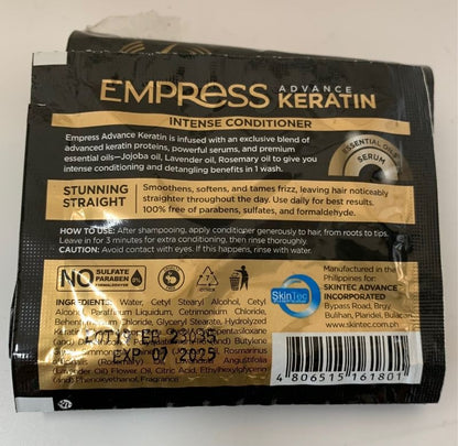 Après-shampoing à la kératine Empress Advance, 6 x 12 ml