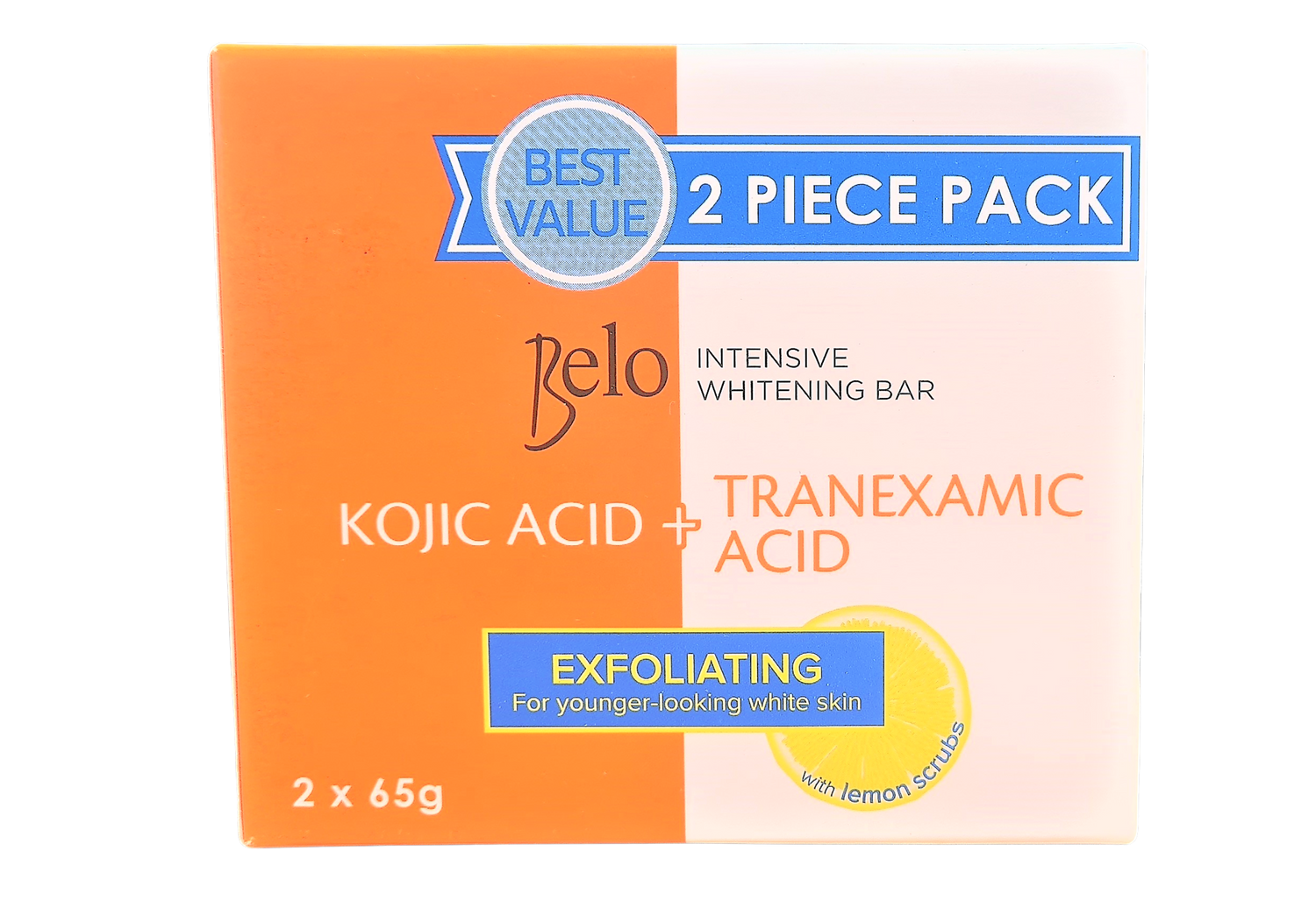 Savon exfoliant blanchissant intensif Belo 2x 65gr