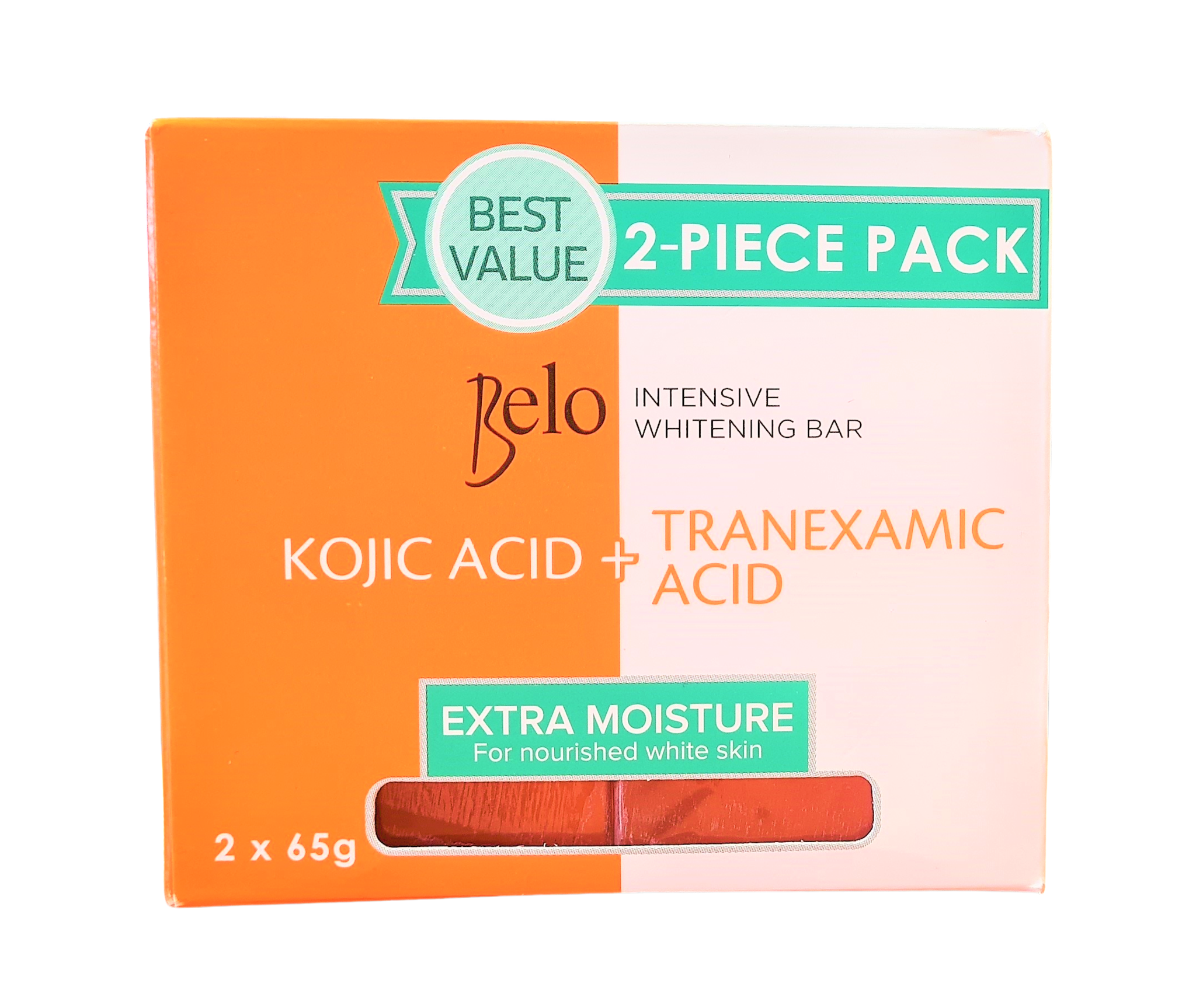 Savon blanchissant intensif Belo extra hydratant 2 x 65 grammes