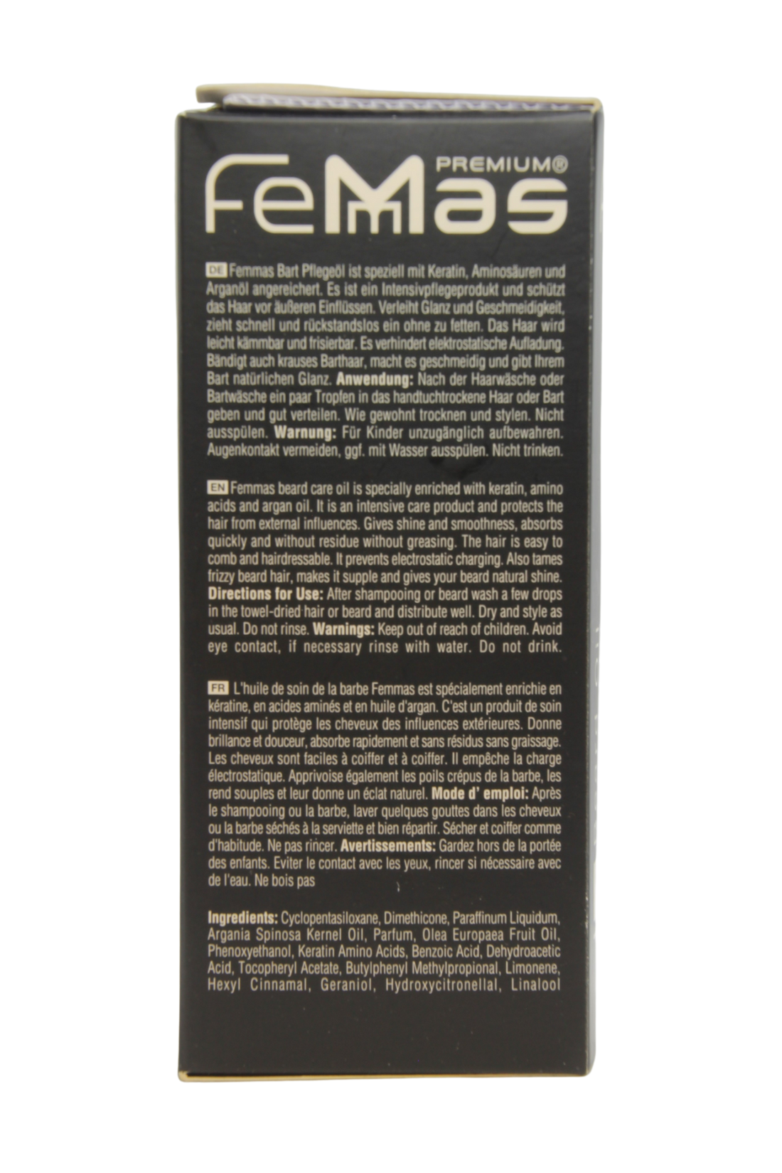 Huile à barbe premium Femmas 50 ml