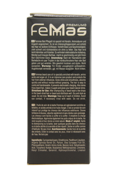 Huile à barbe premium Femmas 50 ml