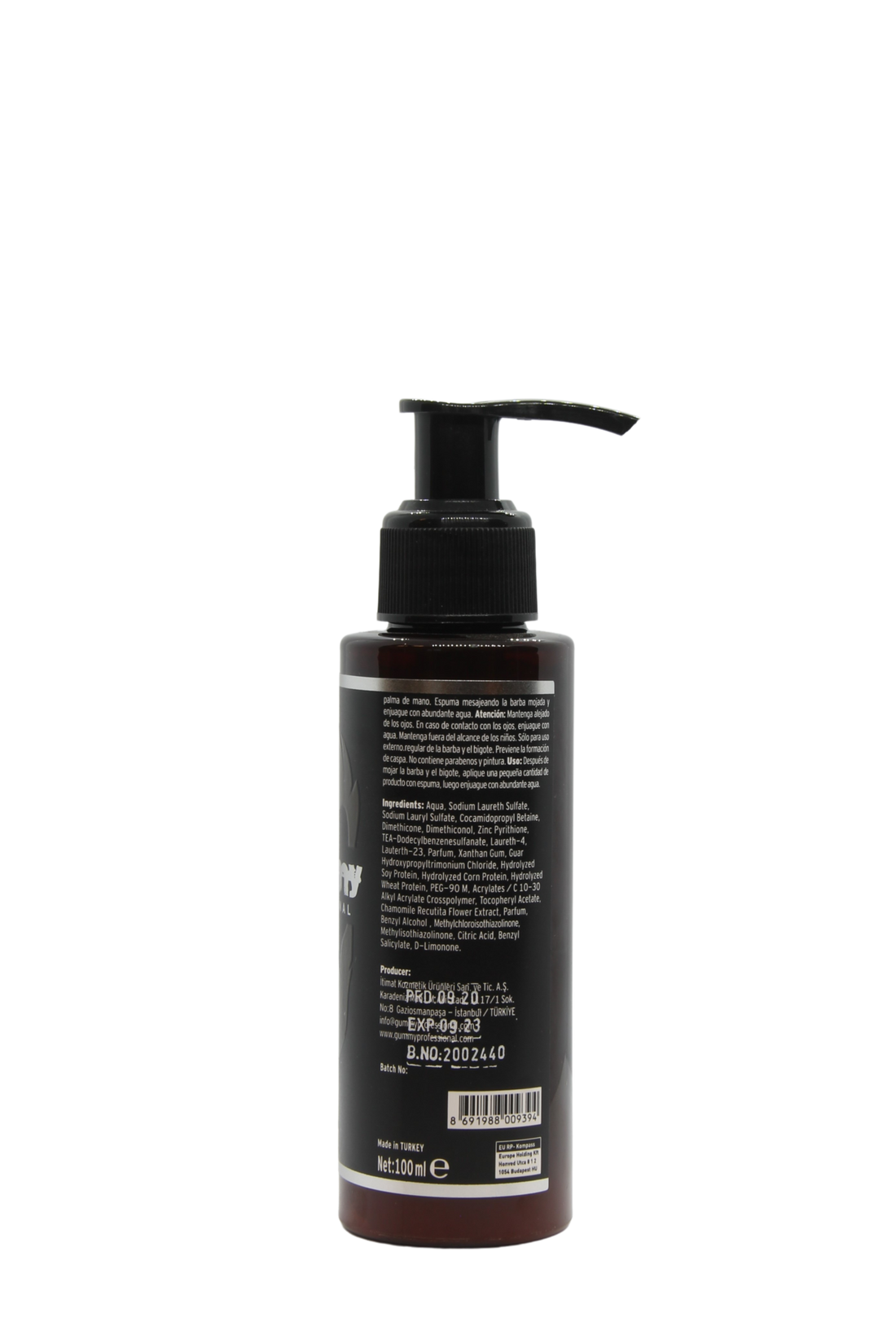 Shampoing à barbe gommeux Fonex 100 ml
