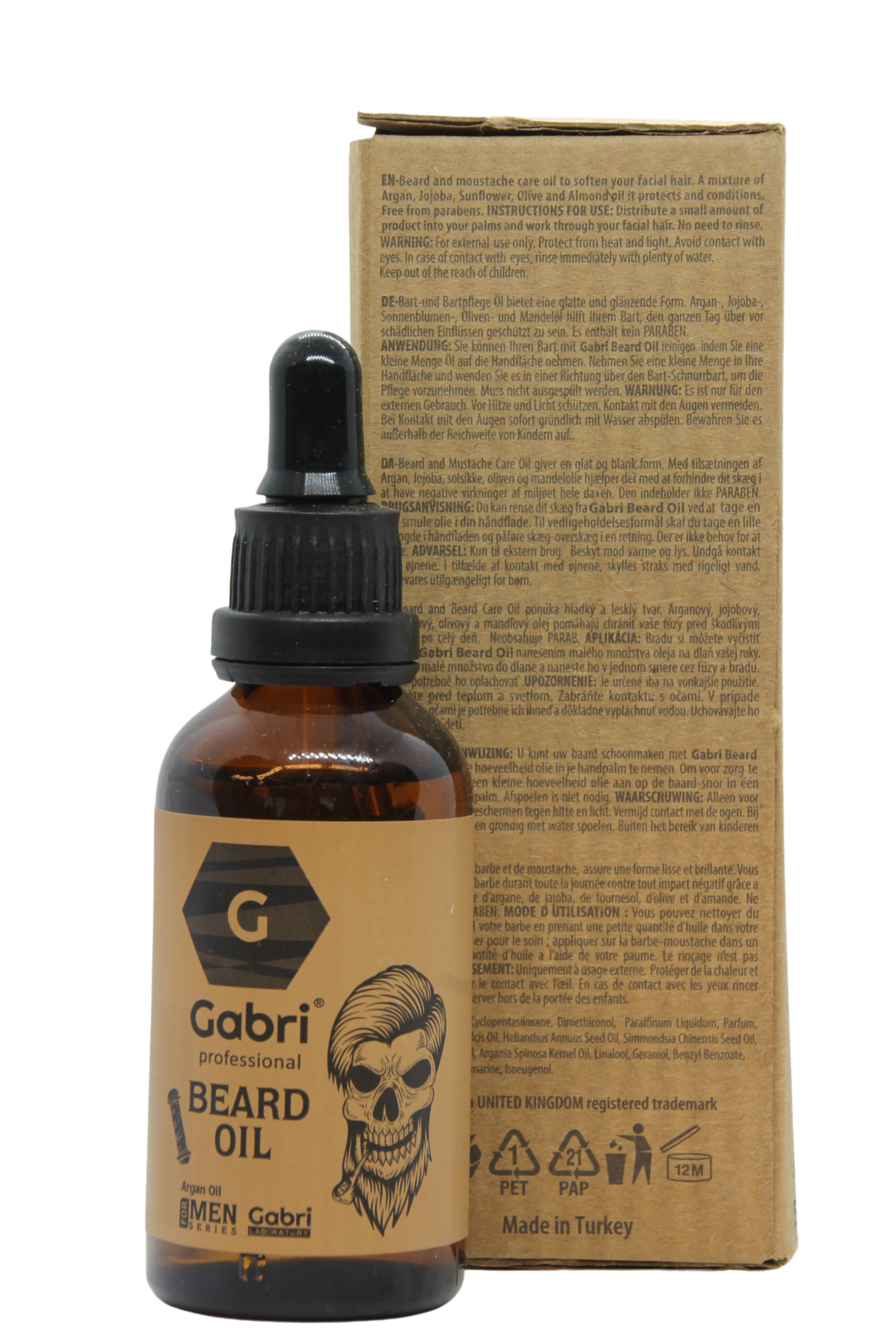 Huile à barbe professionnelle Gabri 50 ml