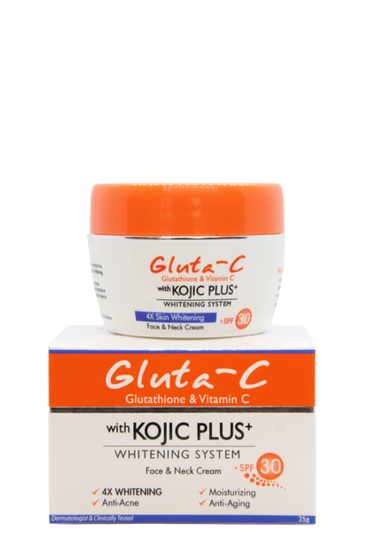 Crème éclaircissante visage et cou Gluta-C 4x SPF30, 25 g