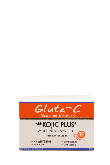 Crème éclaircissante visage et cou Gluta-C 4x SPF30, 25 g