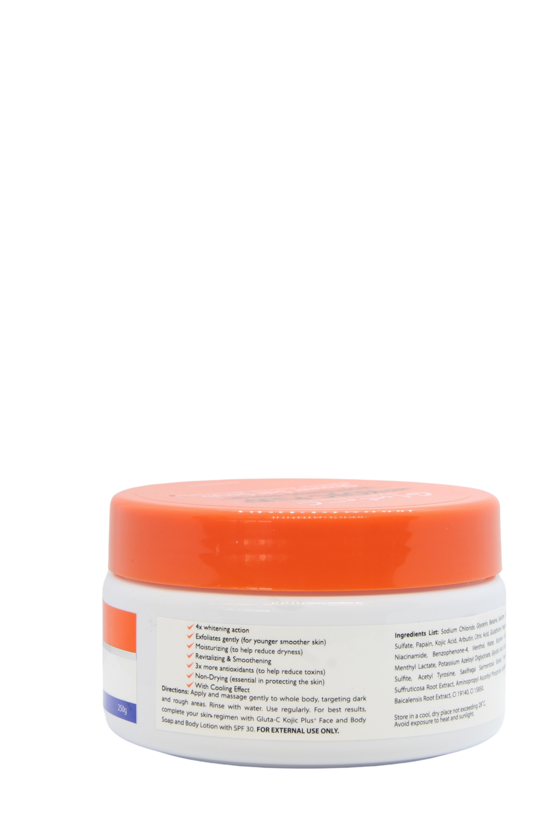 Sel de bain éclaircissant Gluta-C 4x Gommage 250gr