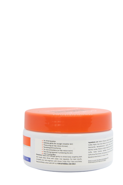 Sel de bain éclaircissant Gluta-C 4x Gommage 250gr