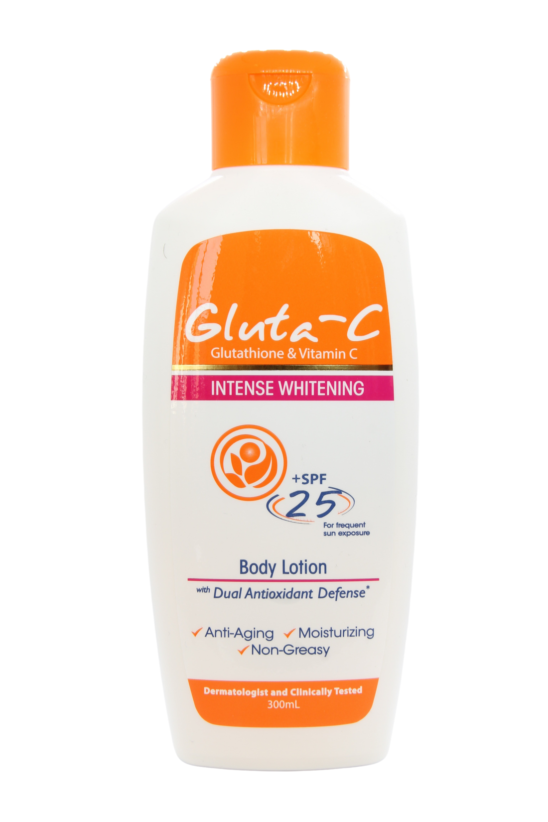 Gluta-C Lait corporel éclaircissant intense SPF25 300 gr