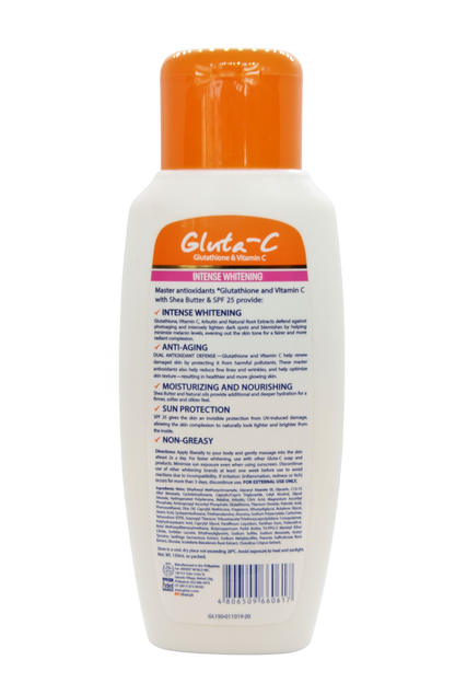 Gluta-C Lait Corps Anti-Pigment Intense SPF25 150 g