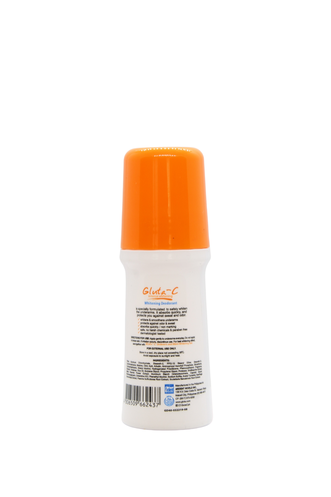 Déodorant éclaircissant pour la peau Gluta-C 40 ml