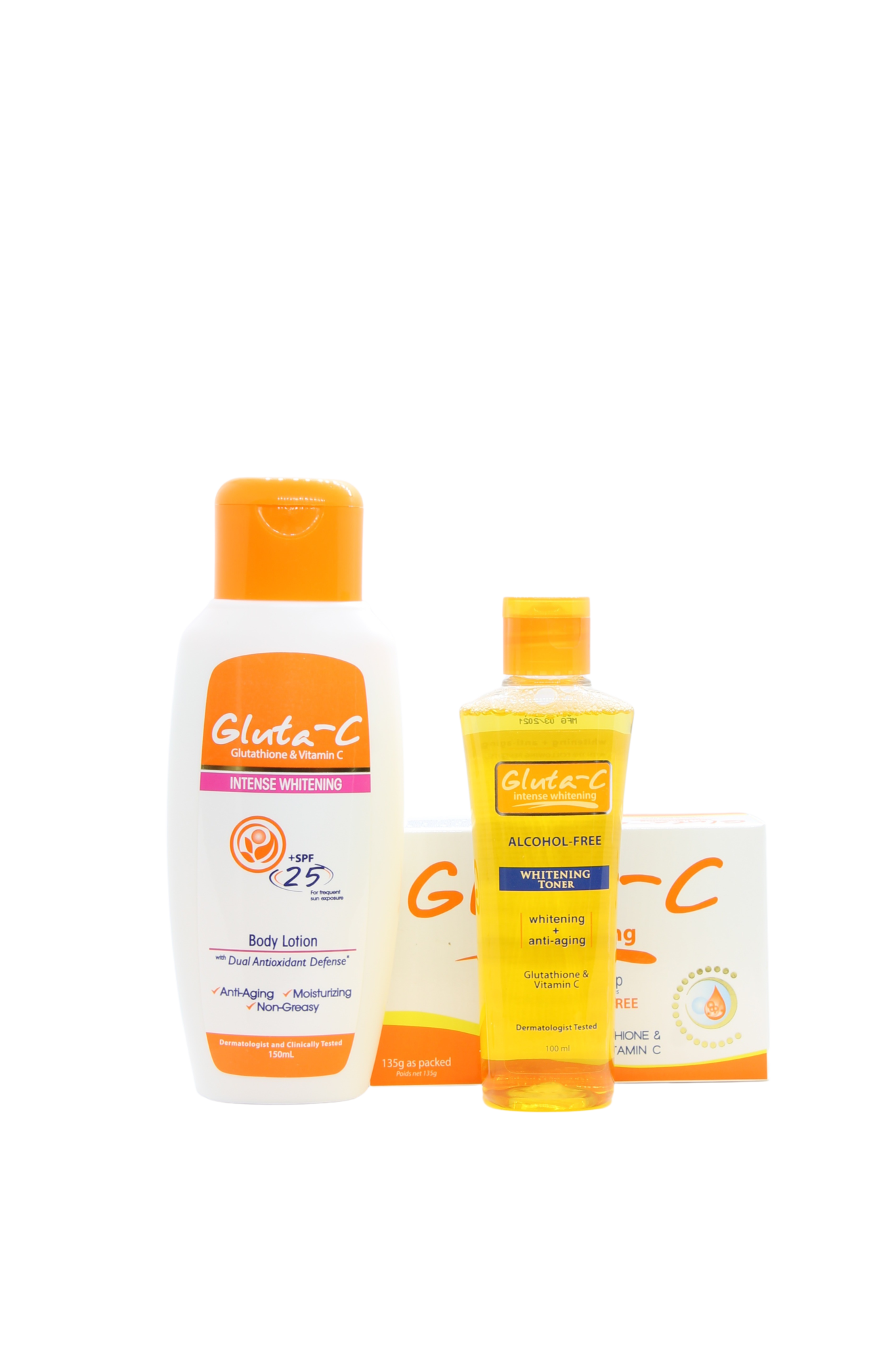 Pack économique éclaircissant pour la peau Gluta-C