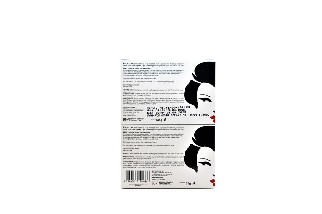 Savon éclaircissant pour la peau Kojie San 2 x 135 grammes
