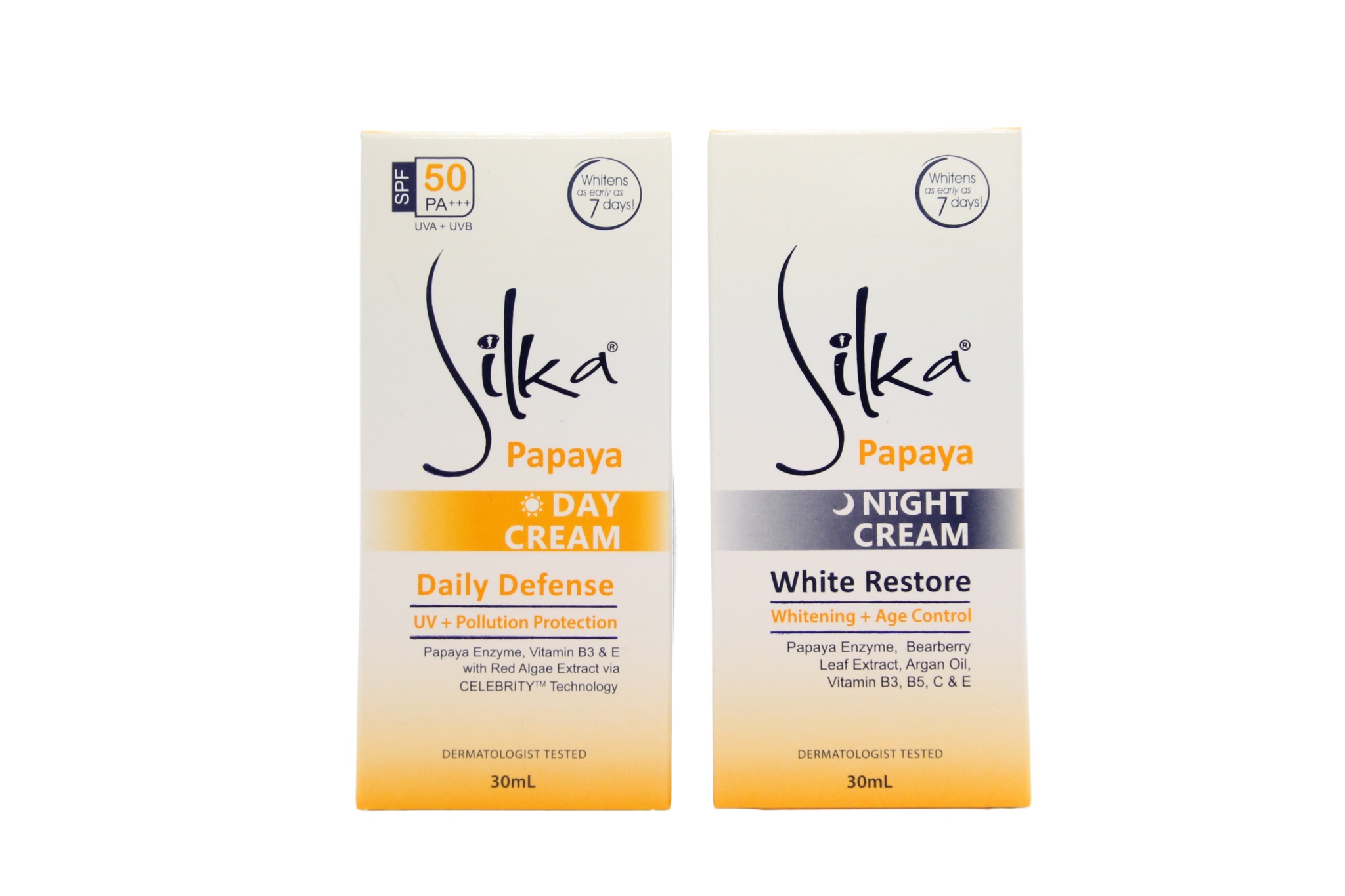 Crème jour + nuit Silka Papaye