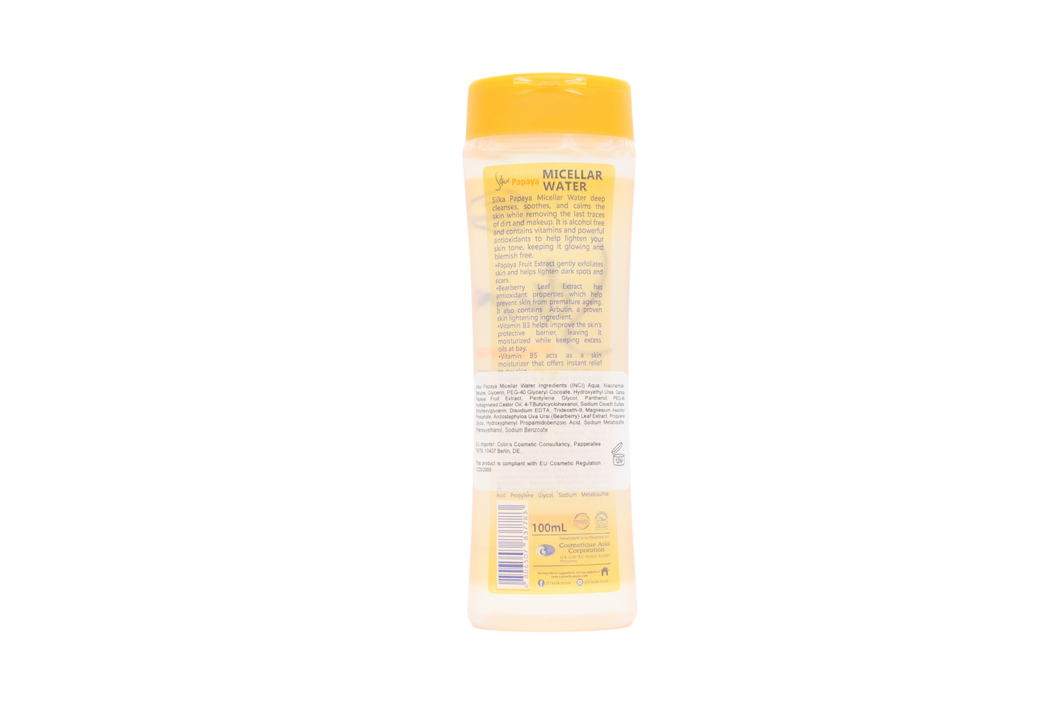 Silka Eau Micellaire Papaye 100 ml