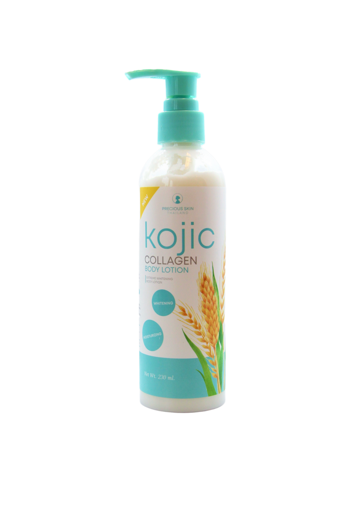 Lotion corporelle blanchissante extrême au collagène Kojic de Precious Skin Thailand