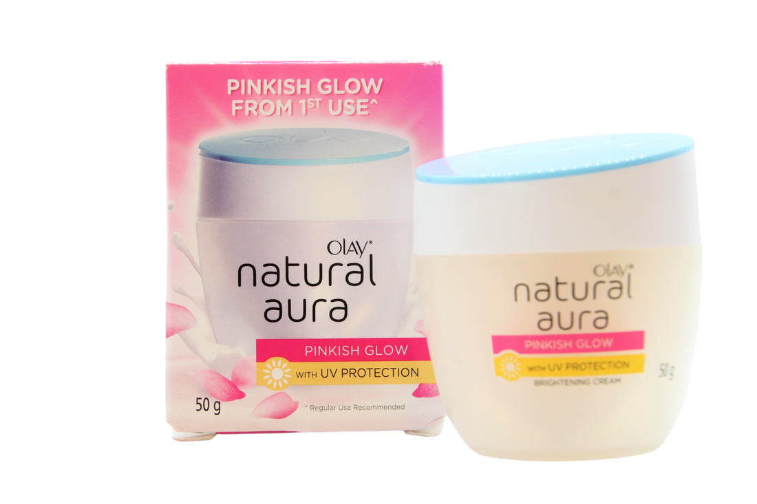 Crème éclat rosé Olay Natural Aura avec protection UV,