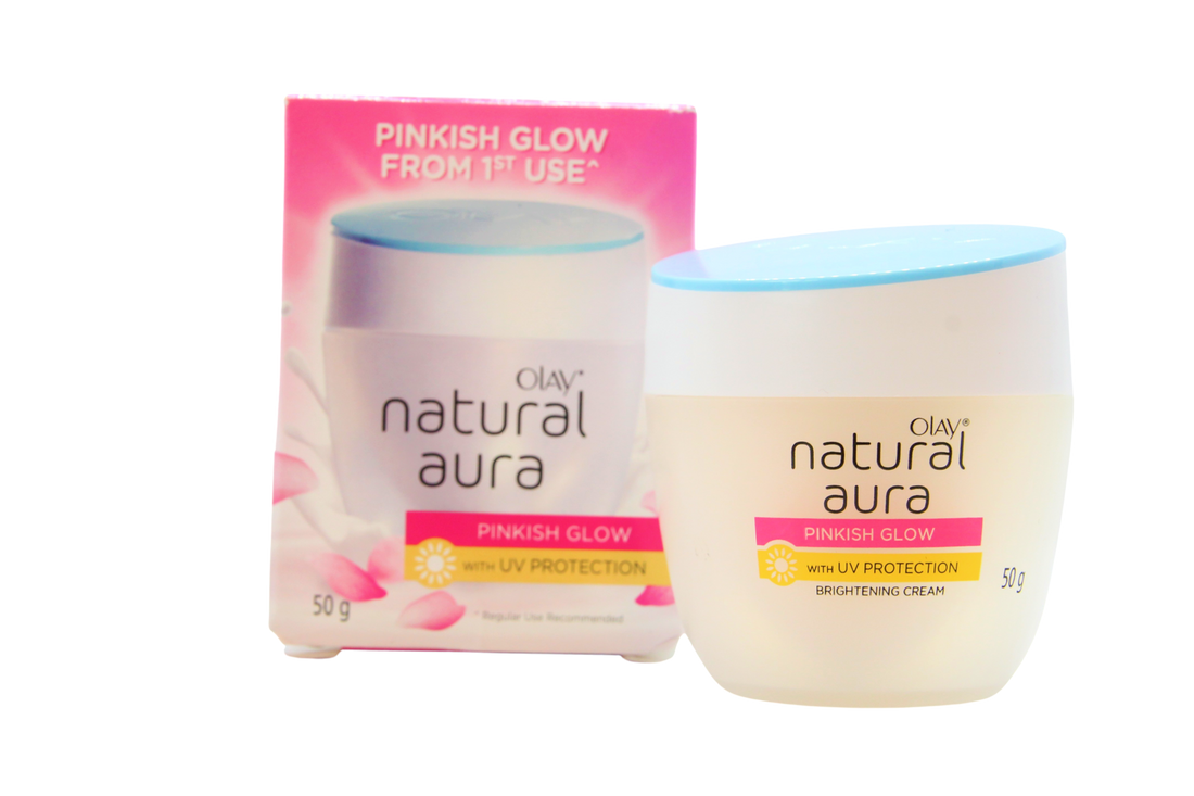 Crème éclat rosé Olay Natural Aura avec protection UV,