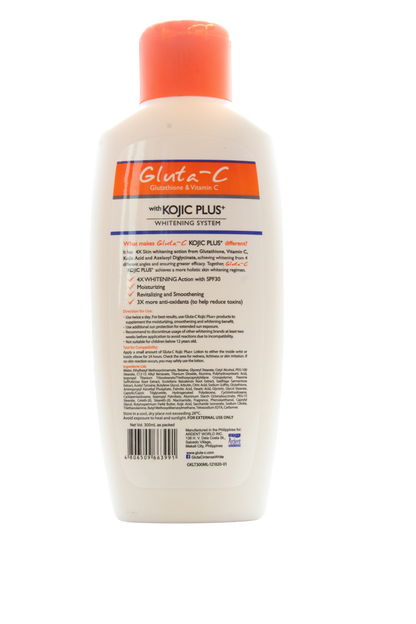 Gluta-C 4x Lotion pour le corps éclaircissante SPF30 300 ml