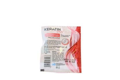 Shampooing Keratin Plus pour des cheveux plus forts, 6 x 22 ml