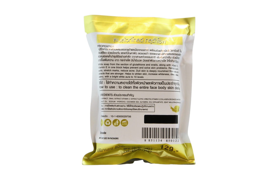 Savon anti-pigments Snail White Gold 80 grammes